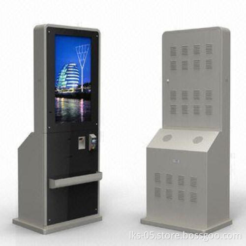 POS kiosk, self-service terminal with 42-inch touch screen for malls